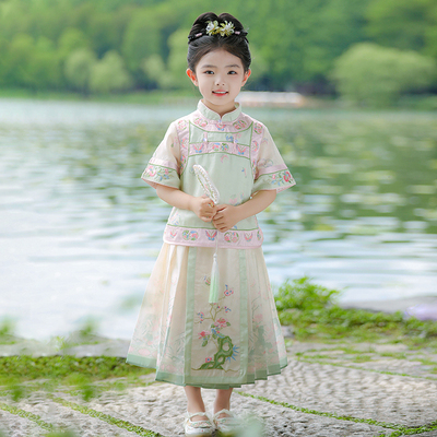 茗楠之家汉服女童夏装宝