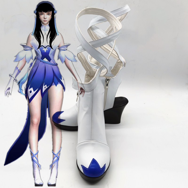 王者荣耀西施cos鞋来图定制动漫游戏角色cosplay鞋靴男女