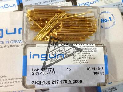 INGUN英刚探针GKS100217170A2000/A3000、1.7钻石头探针1.7探针