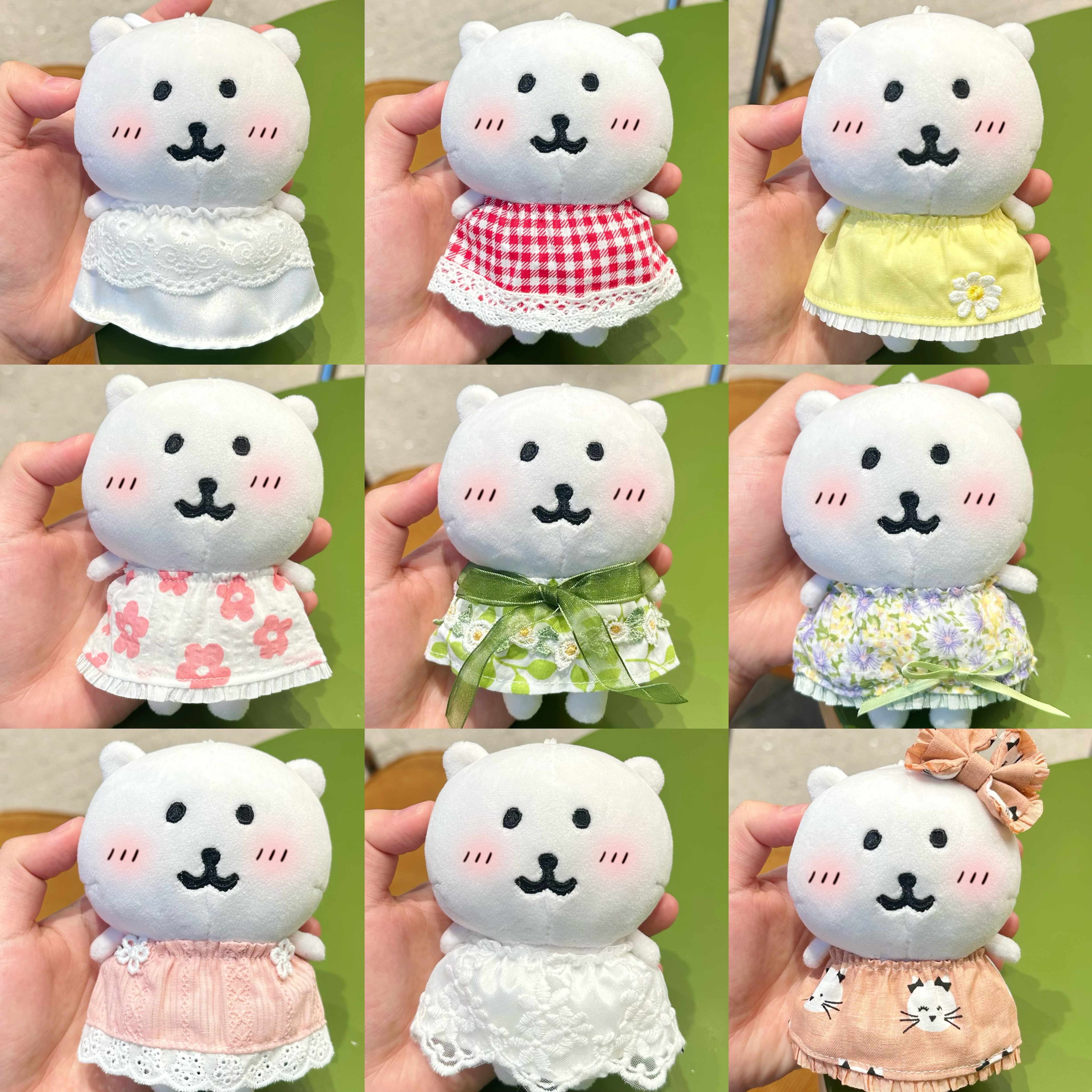 10cm棉花娃娃娃衣13cm厘米自嘲熊挂件玩偶配饰裙子便宜换装衣服