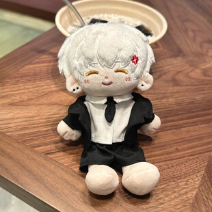 15cm捶锤体10cm娃衣站姿棉花娃娃衣正常体海星体毛绒西装婚纱套装