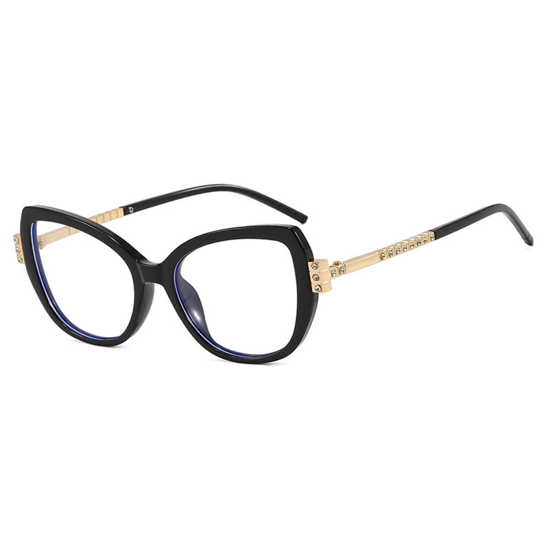 新款猫眼个性太阳镜ins网红时尚眼镜高级感镶钻潮流女士遮阳墨镜