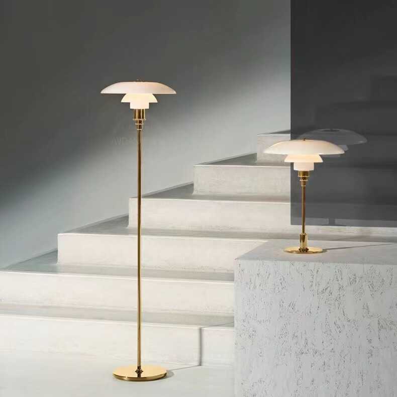 玻璃ph3卧室立式灯轻奢