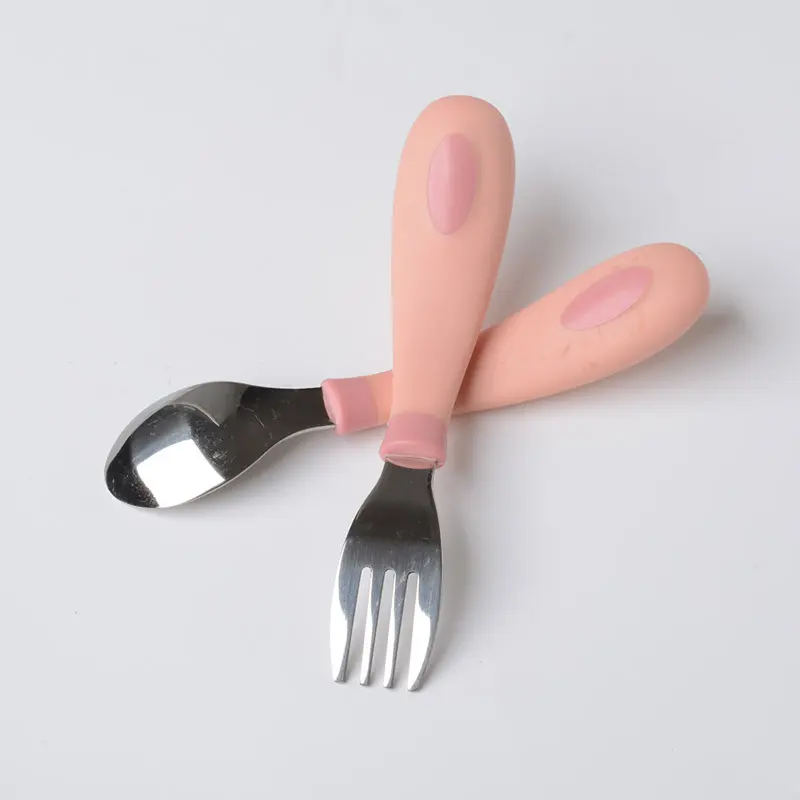 316不锈钢套装带盒宝宝勺叉子儿童训练吃饭餐具婴儿,婴童用品,儿童筷子,淘宝优惠券,粉丝福利购,淘宝优惠卷