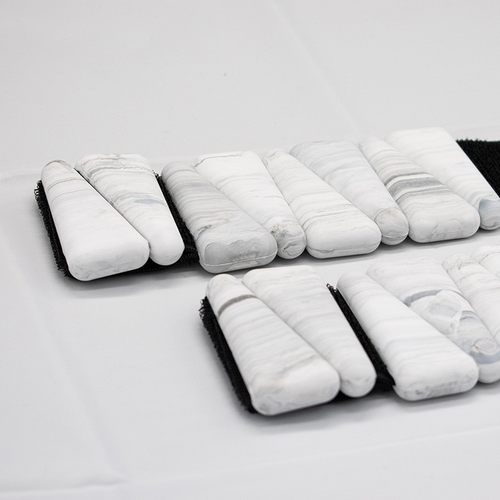 新品大理石纹手环 硅胶魔术贴瑜伽健身力量训练负重装备