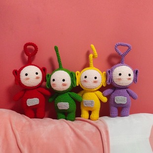 手工钩织玩偶挂件天线宝宝情人节礼物玩偶成品钥匙扣书包挂