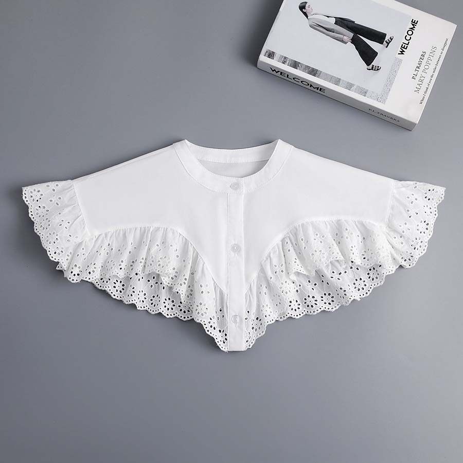 春夏秋冬前开假领韩版女披肩