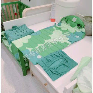 宜家国内代购 格吕恩芬克 婴儿换衣垫 可折叠绿色70x35cm柔软舒适