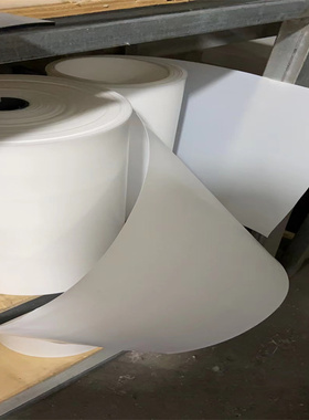 聚四氟乙烯板PTFE薄板 0.1mm~5.0mm铁氟龙卷材垫片四氟板PTFE棒管