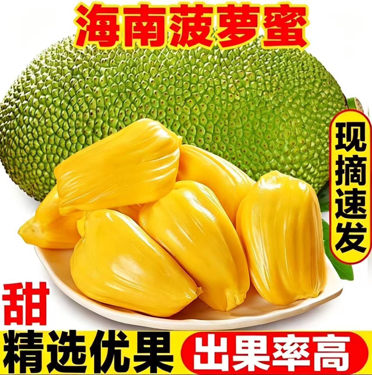 海南黄肉菠萝蜜新鲜水果