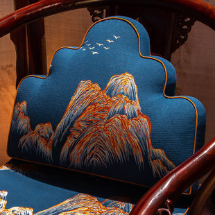 中国风抱枕沙发客厅轻奢高级感异形靠垫床上靠背垫山形靠枕护腰枕