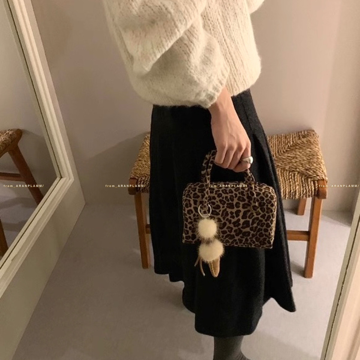 ARAN PLAMM-版复古时尚豹纹牛皮磨砂手提吐司包小众手提包40-84D,箱包皮具/热销女包/男包,手拿包,淘宝优惠券,粉丝福利购,淘宝优惠卷