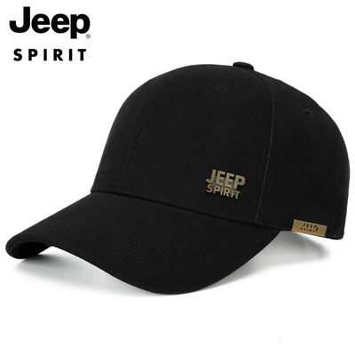 JEEPSPIRIT正品帽子2025年秋冬男四季可戴棒球帽OM18CD996CA0152