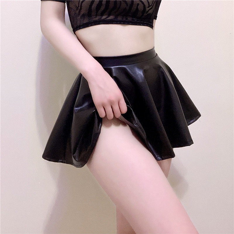 无内衬超短裙百褶裙日系半身裙