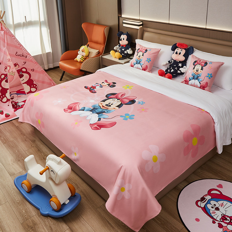 高档星级酒店主题亲子房儿童房卡通哪吒床尾巾宾馆客房床盖床旗,床上用品,床盖,淘宝优惠券,粉丝福利购,淘宝优惠卷