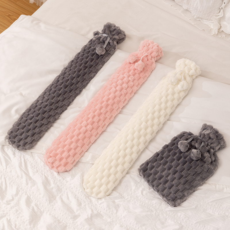 冬季长条暖水袋注水加长热水袋女生宿舍床上暖被窝暖脚暖手宝神器