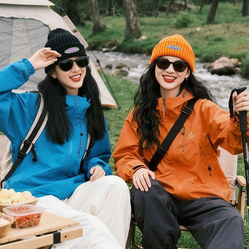 登山冷帽女士2025新款粗毛线针织帽大头围川西旅游糖果色包头帽子