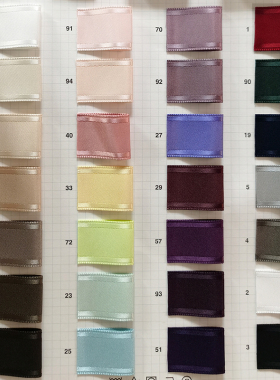 日本MOKUBA木马塔夫绸缎带服装发饰蝴蝶结罗平纹亮光缎面混合织带