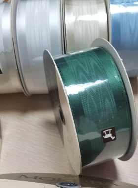 日本木马MOKUBA涤纶水波纹缎丝带发饰蝴蝶结服装服饰配件波纹缎带