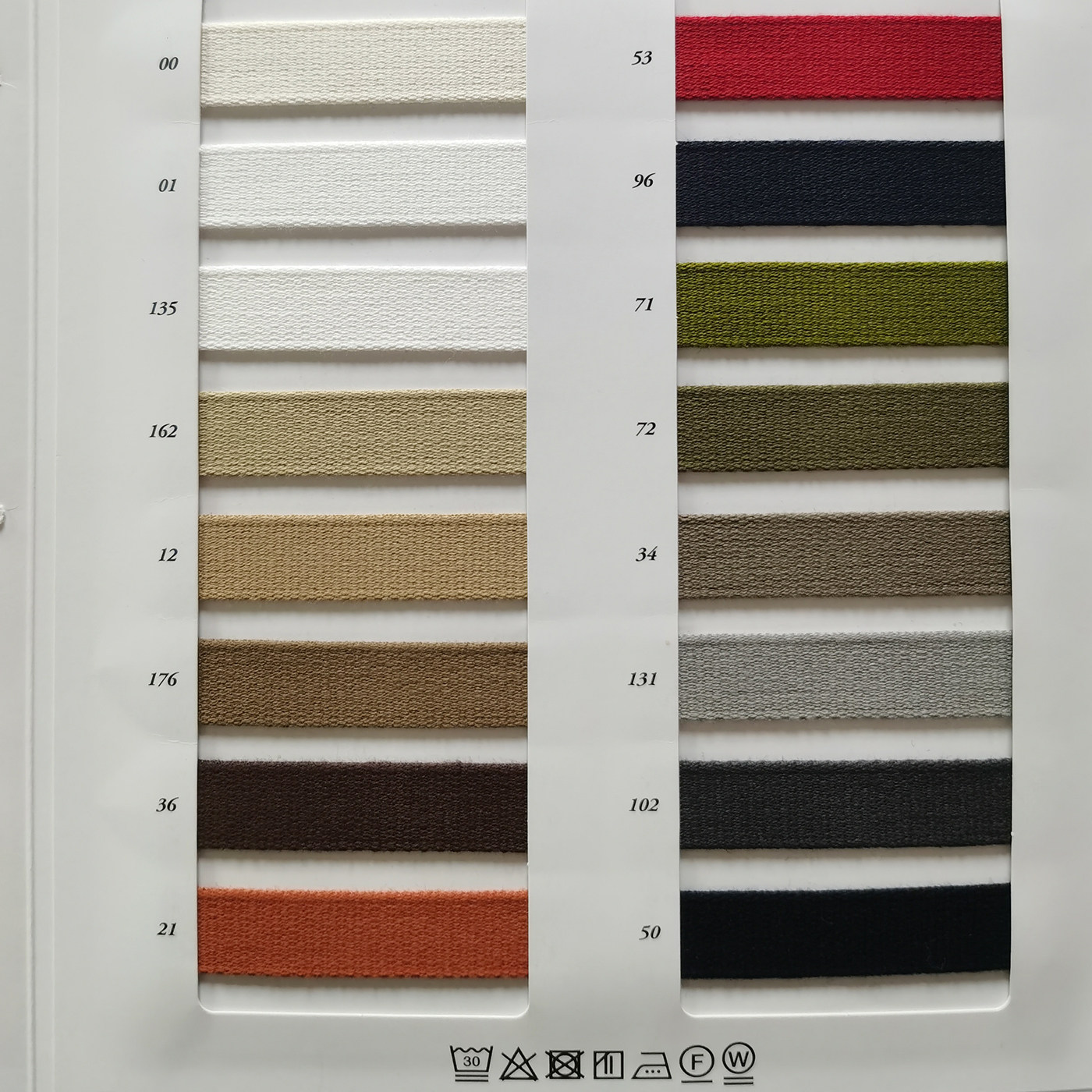 日制厚手1MM棉质平纹带 服装箱包玩具礼物包扎带棕灰色系全棉织带