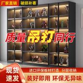 玻璃展示柜可定制手办柜乐高模型展示柜液压展示柜手办公仔展示柜