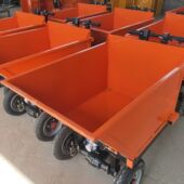 建筑工地工地电动斗车手推车拉砖三轮车上料翻斗车养殖搬运搬运车