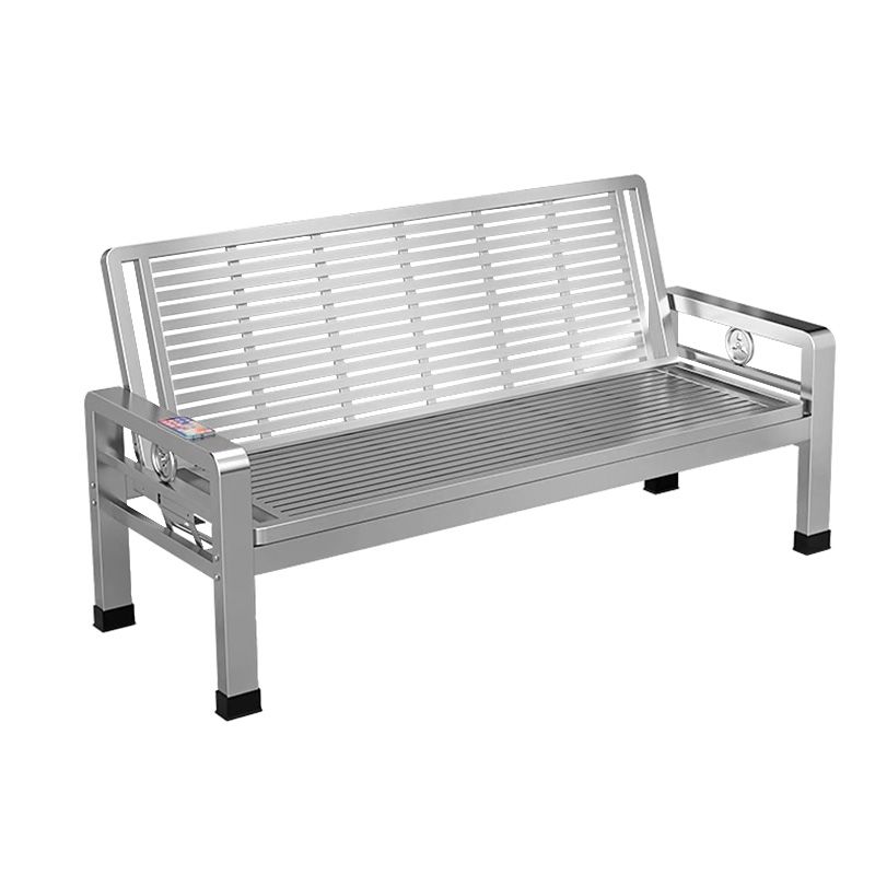 304特厚不锈钢折叠沙发床推拉折叠椅多功能两用室内户外沙发椅