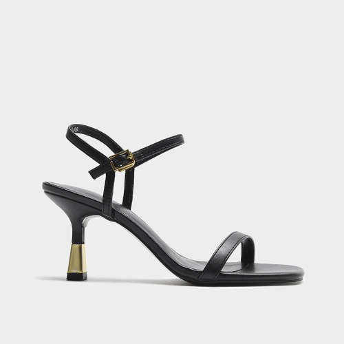 CHOUIHS&KUTEYH一字带高跟凉鞋女