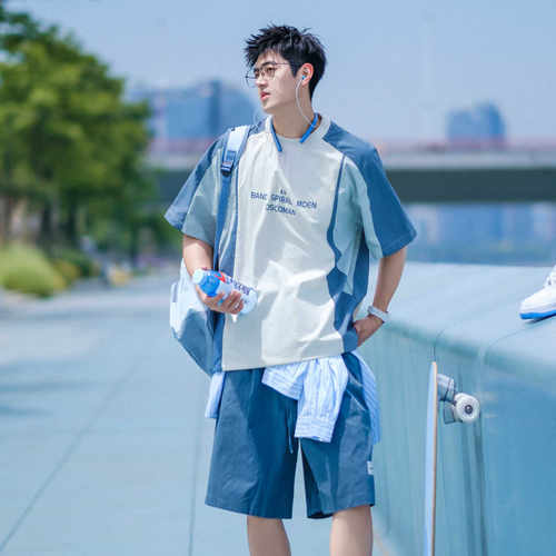 夏季户外速干透气机能体恤衫cleanfit短袖T恤男女日系潮牌印花tee