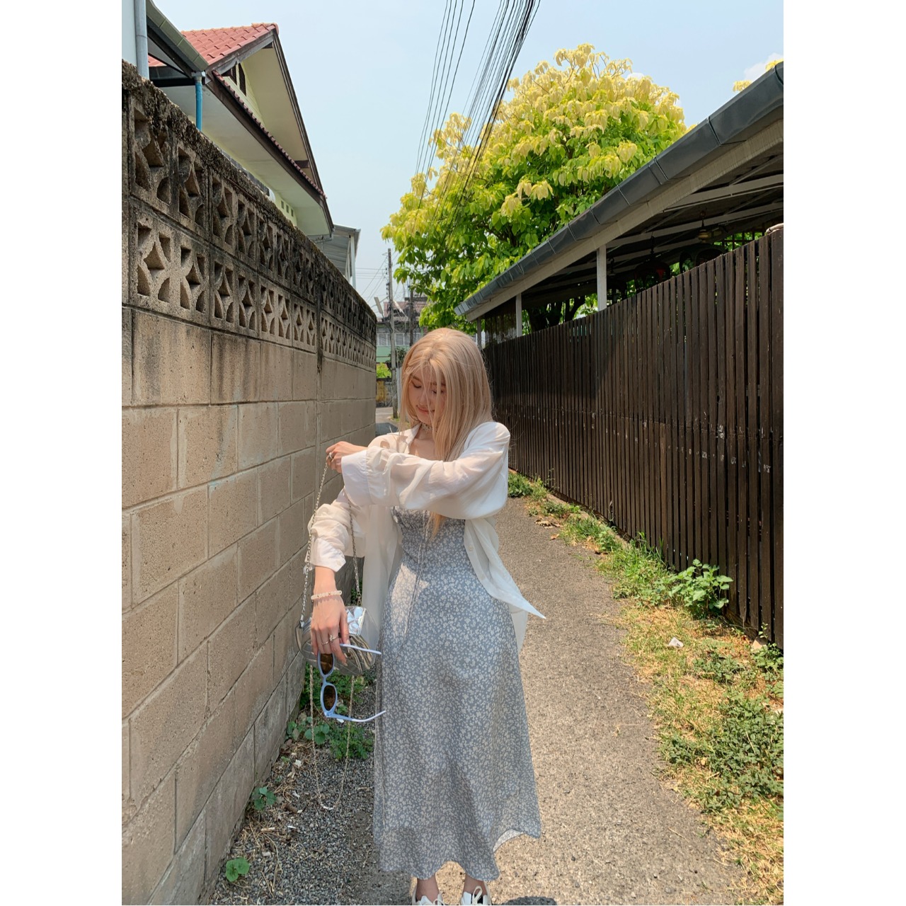 大码胖mm气质甜美小清新碎花吊带连衣裙女夏季新款减龄显瘦长裙子