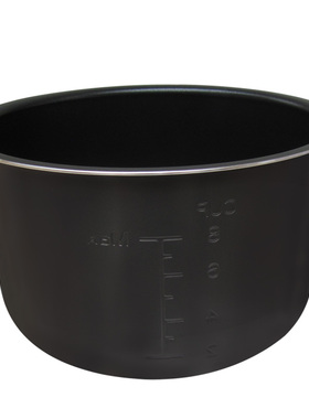 适用于美的电压力锅配件4L升MY-12LS405A/12CH403A黑晶不粘锅内胆