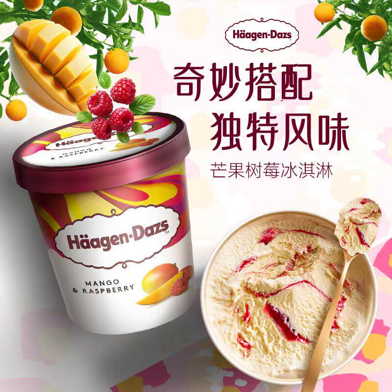 哈根达斯多口味大桶冰淇淋2桶