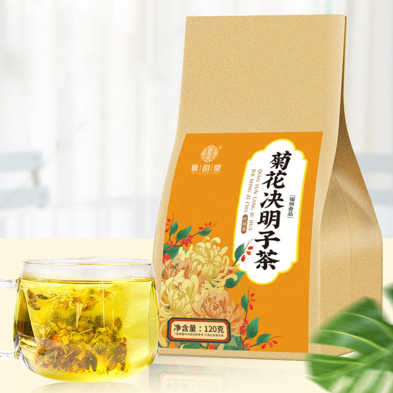 谯韵堂 菊花决明子茶120g/袋 30包 枸杞子甘草橘皮桂花菊花栀子图片