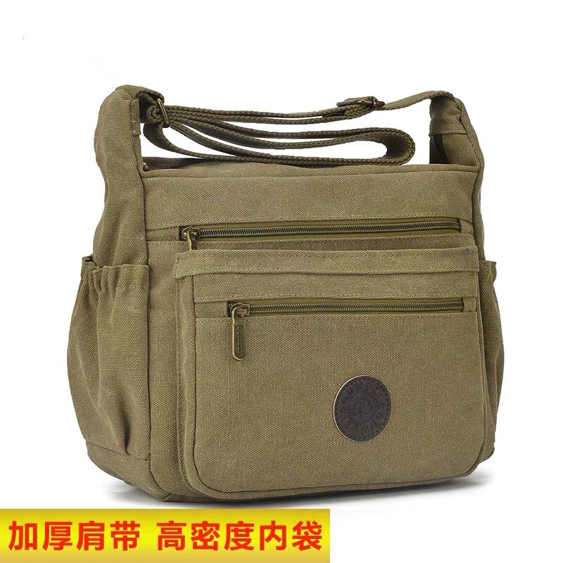 古木子结实耐用帆布袋 大容量工具包 中性通用 爸爸男包 高档环保