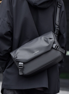 Card Kolin斜挎包男休闲机能男士斜背包潮牌单肩包骑行邮差挎包男