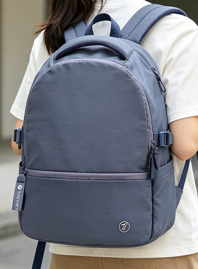 TINYAT定制双肩包男初中生高中生书包女大容量14寸电脑背包旅行包