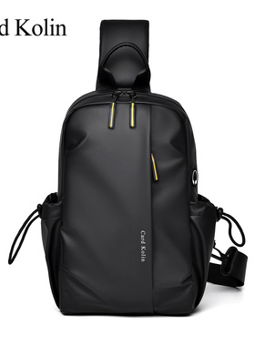 card kolin高品质男士胸包潮流单肩包户外运动ipad背包时尚斜挎包