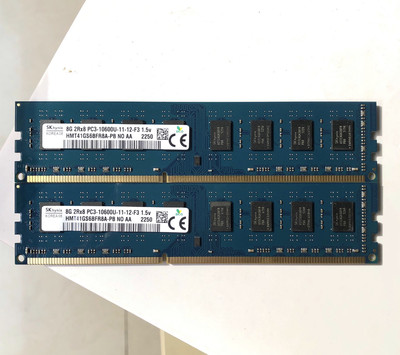 海力士 现代原厂 8G 2RX8 DDR3 1333 PC3-10600U 台式机内存 1333