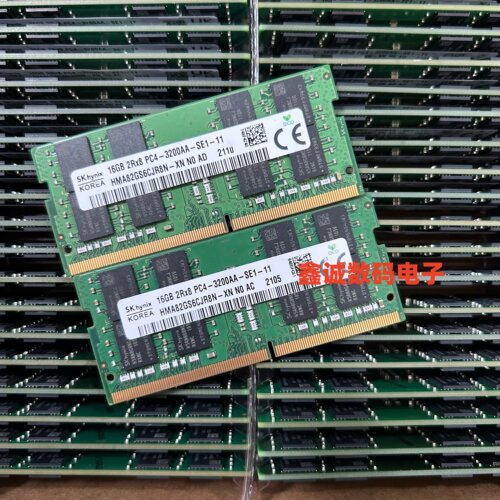 SK海力士HMA82GS6CJR8N-XN 16G 2RX8 DDR4 PC4-3200AA 笔记本内存