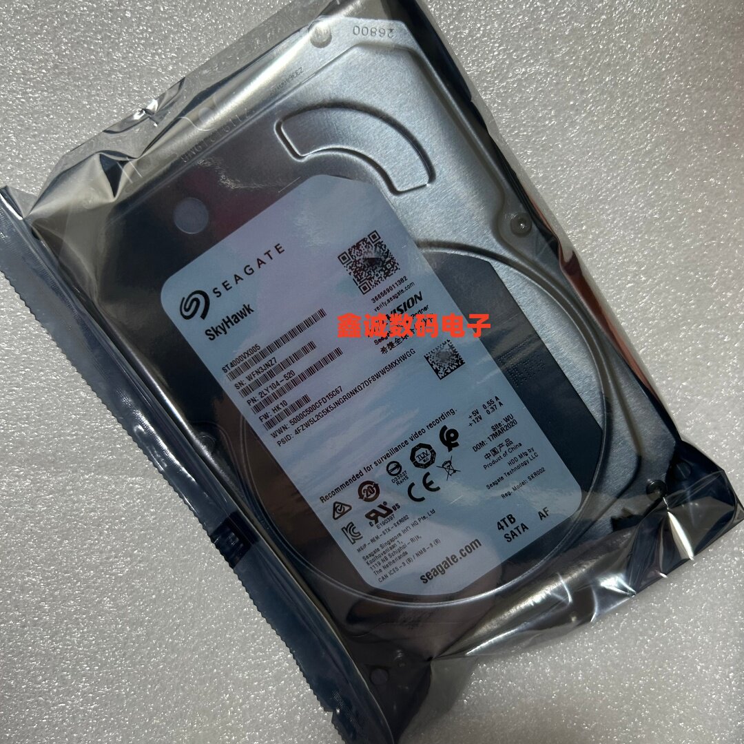 希捷ST4000VX005 监机械硬盘