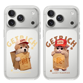 外卖猫咪狗狗适用于苹果17PROMAX透明手机壳可爱iPhone16PROMAX情侣15PRO卡通14VIVOOPPO13动漫12华为小米