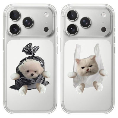 可爱小狗适用于苹果17PROMAX透明手机壳硅胶可爱iPhone16PROMAX情侣15PRO卡通14VIVOOPPO13动漫12华为小米