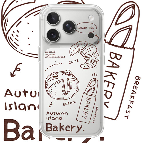 面包擦画适用于苹果17PROMAX透明手机壳硅胶简约iPhone16PROMAX情侣15PRO小众14华为小米13个性12VIVOOPPO