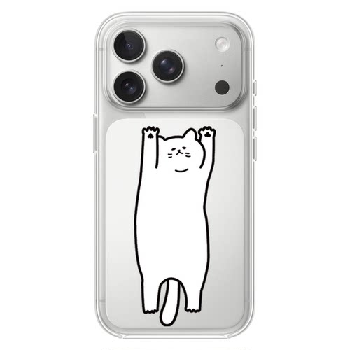可爱猫咪适用苹果17PROMAX个性14可爱13文字12创意15PRO简约iPhone16PROMAX硅胶透明手机壳华为小米vivooppo