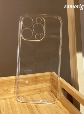 简约适用苹果17PROMAX个性15PRO简约13纯色12时尚14亚克力个性iPhone16PROMAX硅胶透明手机壳华为小米vivoppo
