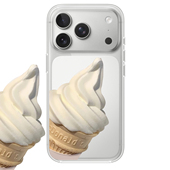 可爱冰淇淋适用苹果17PROMAX情侣15PRO可爱13动漫12卡通14个性 iPhone16PROMAX透明手机壳华为小米15vivoppo