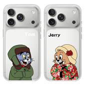 可爱猫和老鼠适用苹果17PROMAX情侣15PRO可爱13动漫12卡通14个性 iPhone16PROMAX硅胶透明手机壳华为小米vivoo