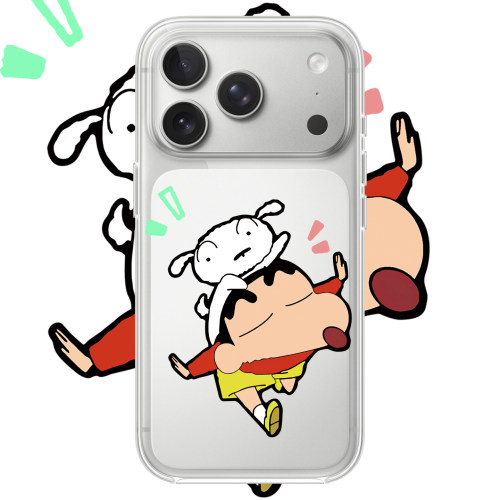 可爱蜡笔小新适用于iPhone17PROMAX卡通16PROMAX苹果透明手机壳15动漫14创意13简约适用小米17PROMAX华为OPPO