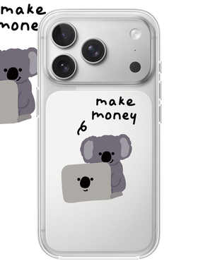 挣钱考拉适用于苹果17PROMAX透明手机壳硅胶可爱iPhone16PROMAX情侣15卡通14动漫13华为12小米15VIVOOPPO
