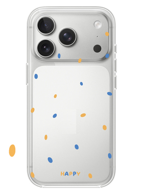 蓝色橙色点点适用iPhone17PROMAX简约15设计14小众13动漫17PLUS苹果16PROMAX情侣透明手机壳小米华为OPPOVIVO